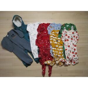 Hanna Andersson Baby Boy Girl 3-6M 6-12M 12-18M Bodysuits Monica & Andy Sleepers